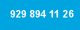 929 894 11 26
